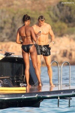 Naomi Campbell on a boat 8
