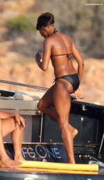 Naomi Campbell on a boat 11
