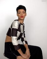 Rihanna elle uk outtakes 2013 boobslip 9