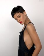 Rihanna elle uk outtakes 2013 boobslip 23