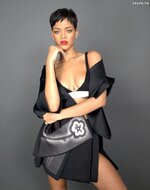 Rihanna elle uk outtakes 2013 boobslip 31