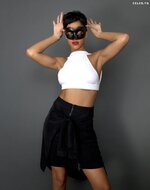 Rihanna elle uk outtakes 2013 boobslip 47