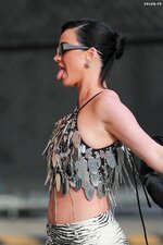 Katy Perry Sexy Mini Skirt and Boots 8