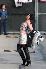 Katy Perry Sexy Mini Skirt and Boots 9