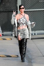 Katy Perry Sexy Mini Skirt and Boots 12