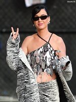 Katy Perry Sexy Mini Skirt and Boots 13