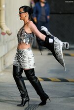 Katy Perry Sexy Mini Skirt and Boots 15