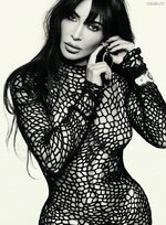 Kim kardashian boobs curves vogue italia 3