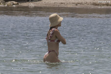Melissa Roxburgh in Bikini at the beach in Barcelona 07 03 2023  10 