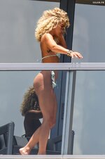 Jasmine sanders sexy thong bikini miami 12